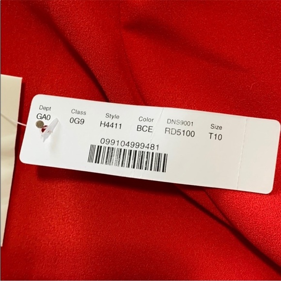 J.CREW NWT Red/Orange tiered bell-sleeves top in drapey crepe 10T - Picture 10 of 10